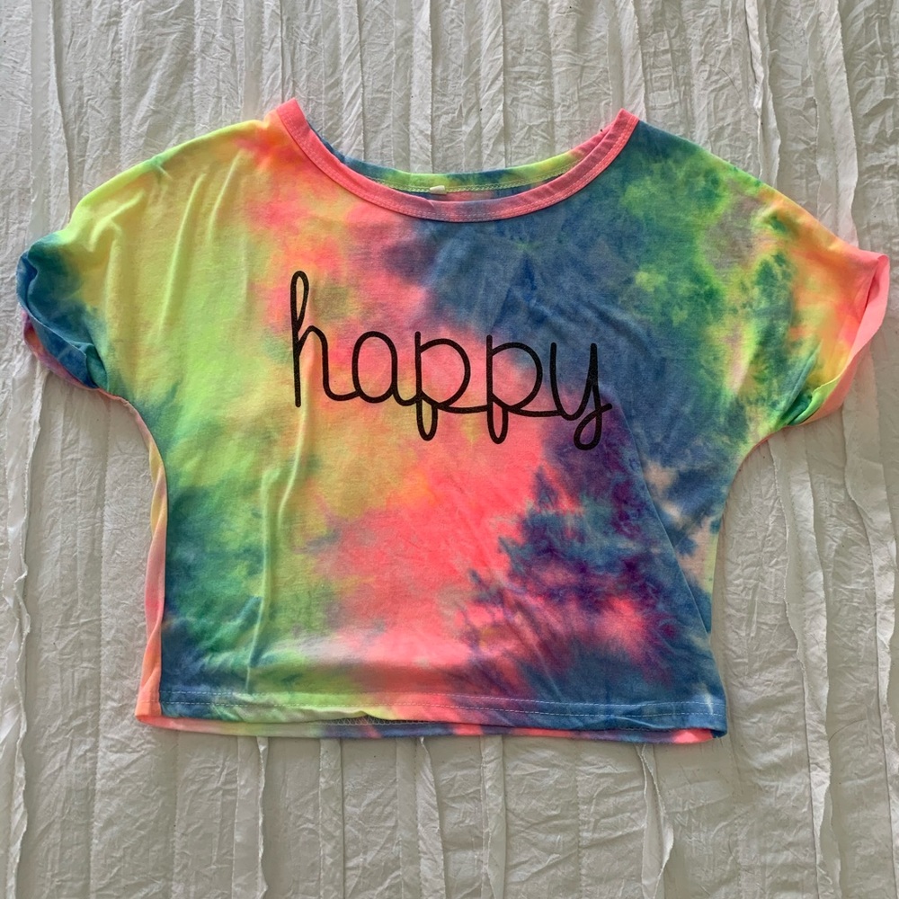 Women’s Tye Dye crop top